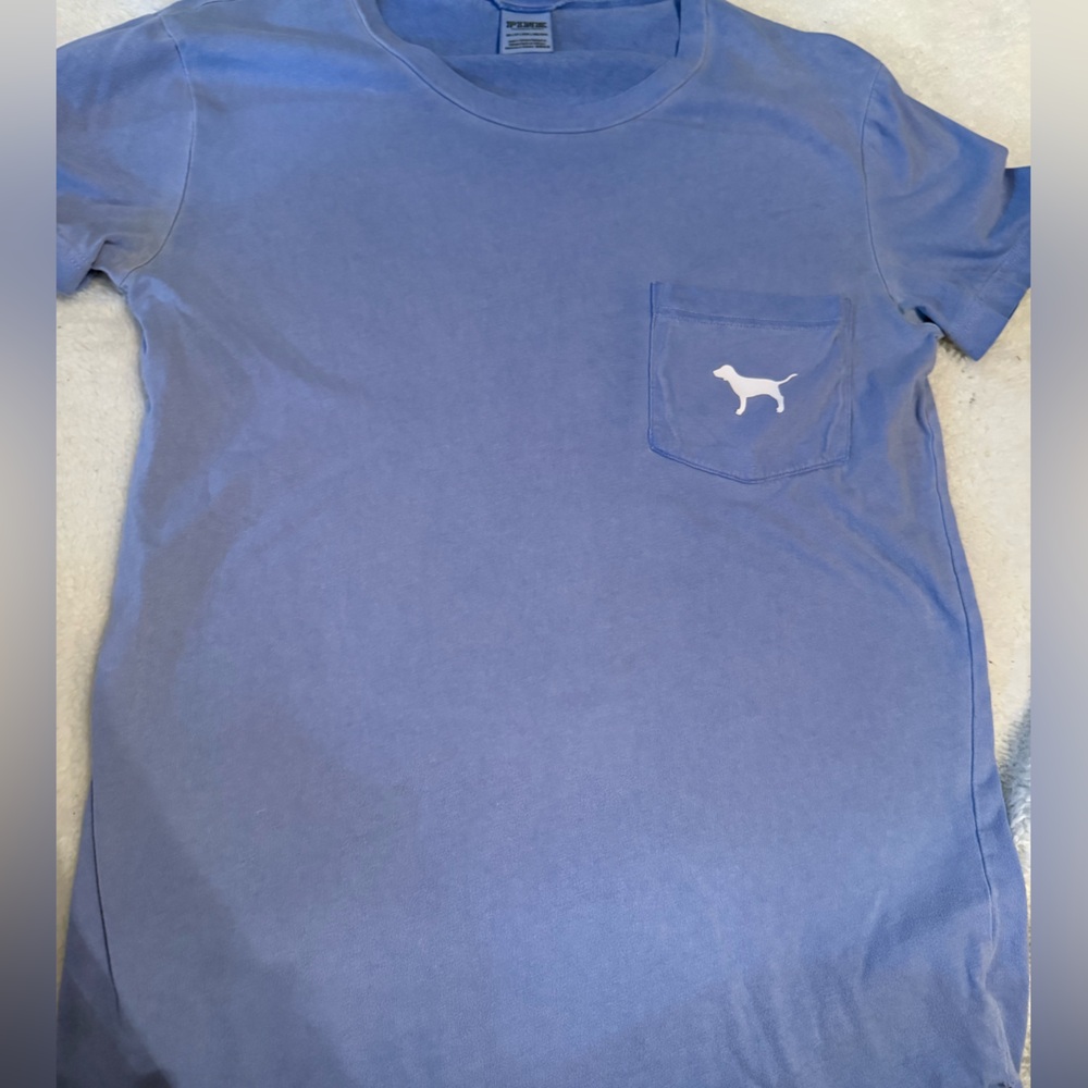 PINK Victoria's Secret Blue Tee